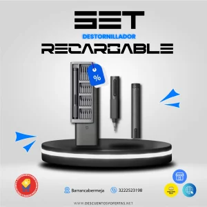 Set Destornillador Eléctrico Recargable de Precisión