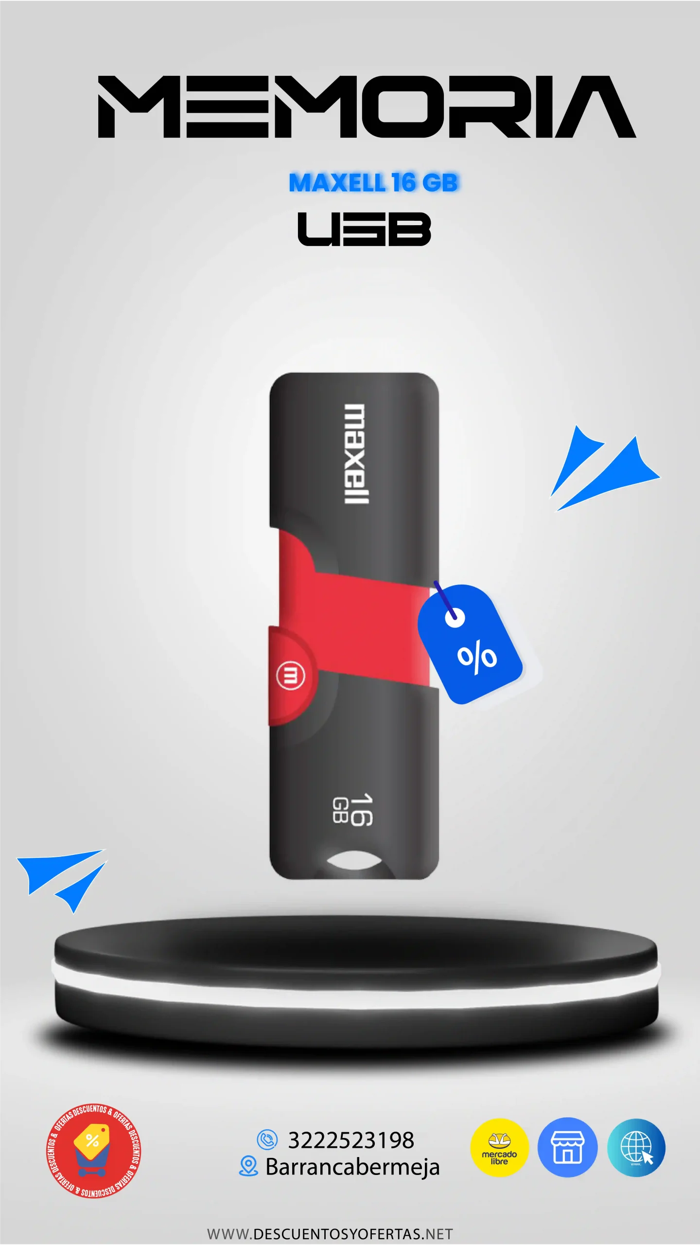 Memoria USB Maxell 16gb